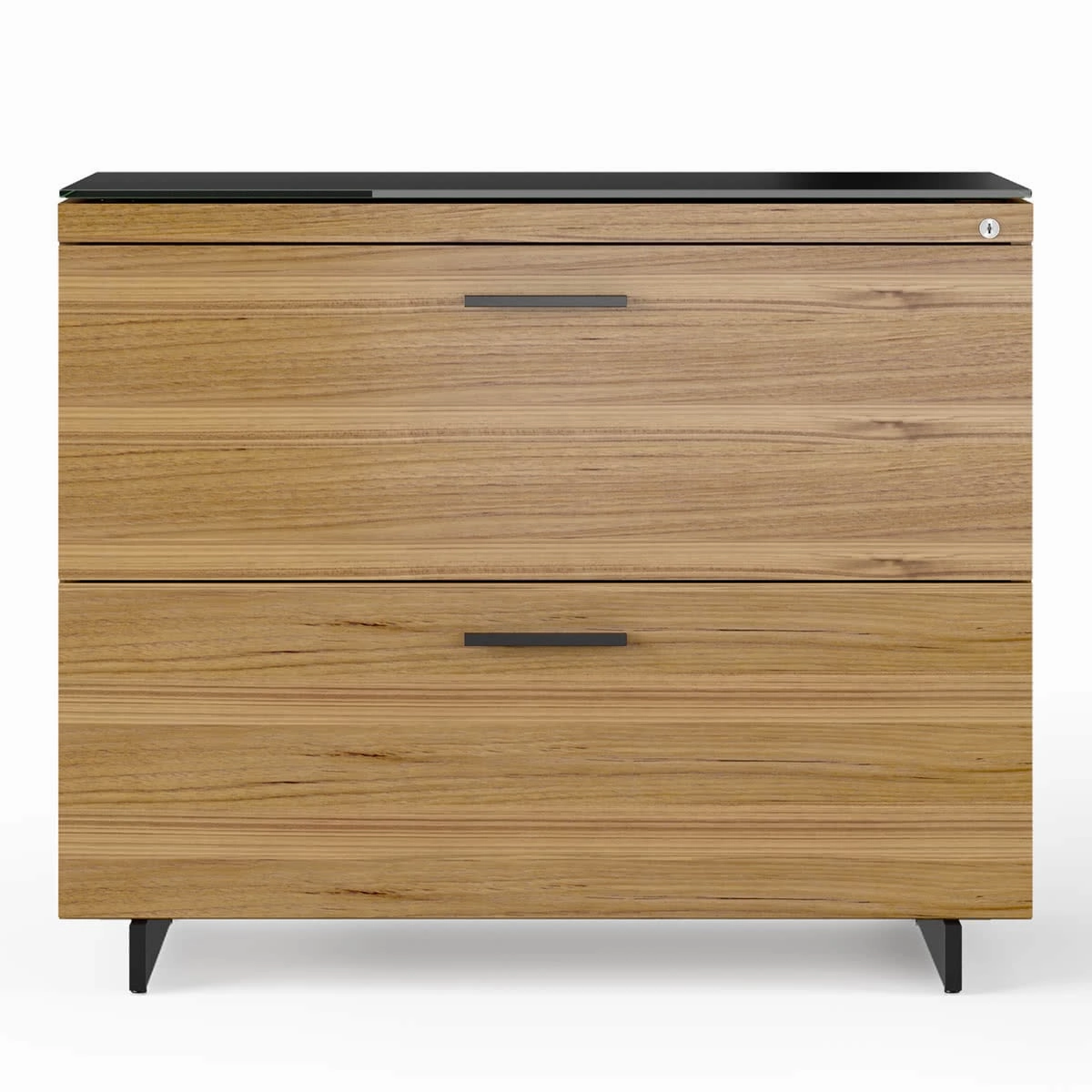 BDI Sequel 20 6116 Lateral File Cabinet (Walnut/Black)