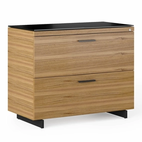 BDI Sequel 20 6116 Lateral File Cabinet (Walnut/Black)