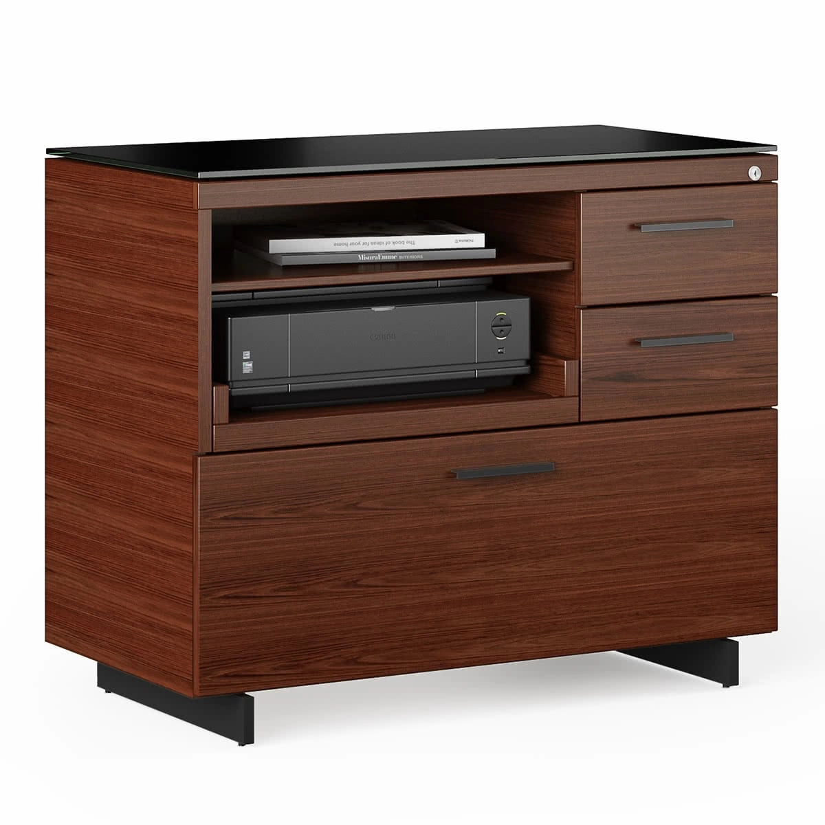 BDI Sequel 20 6117 Multifunction Cabinet (Chocolate/Black)