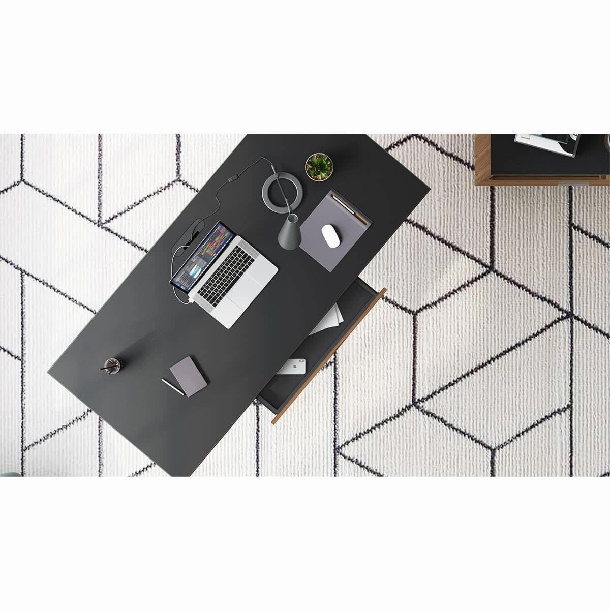 BDI Sequel 20 6151 Standing Desk (Chocolate/Black)