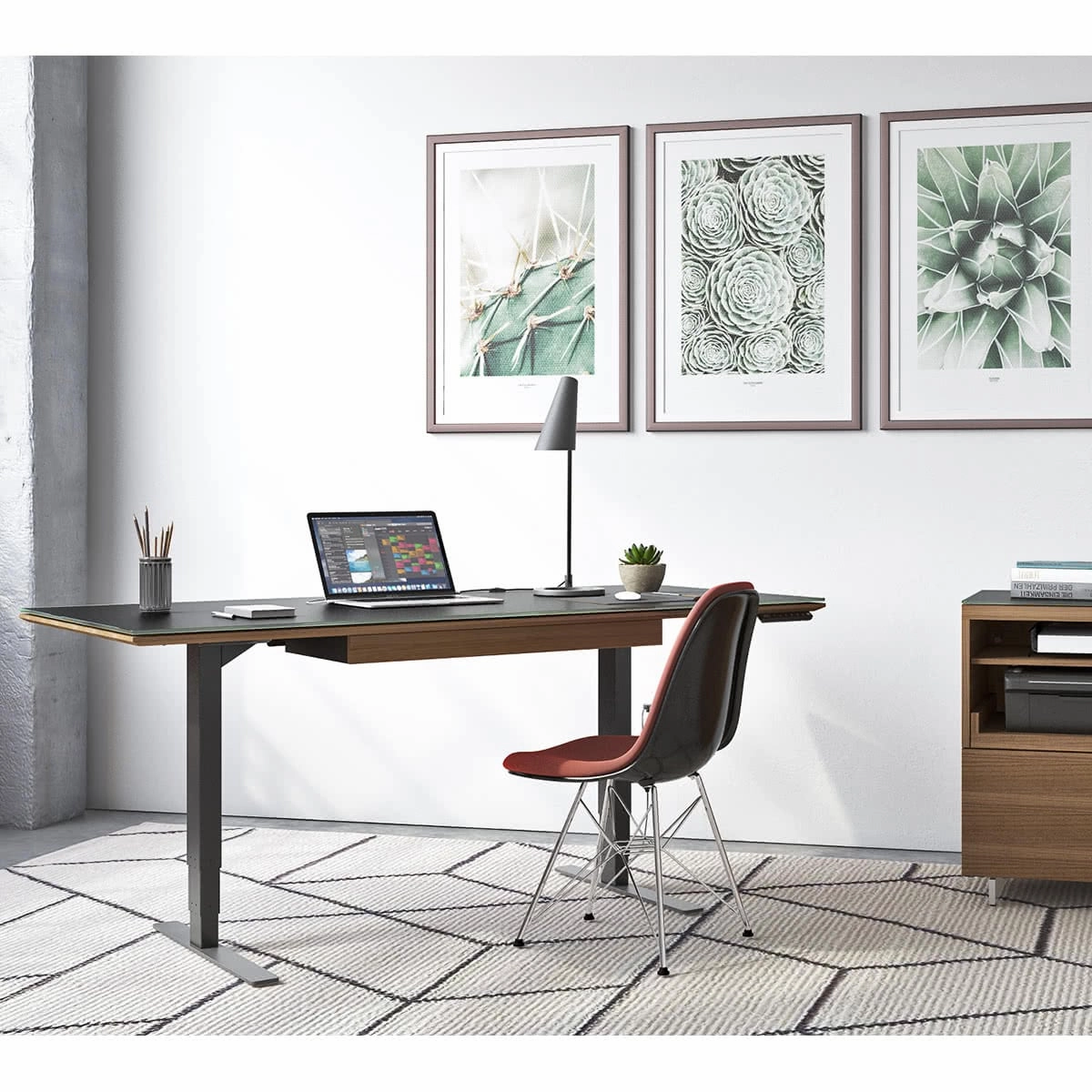BDI Sequel 20 6151 Standing Desk (Walnut/Nickel)