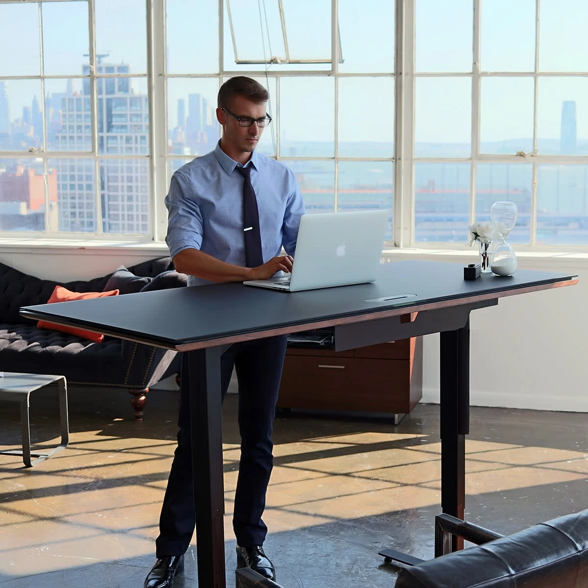 BDI Sequel 20 6152 Standing Desk (Walnut/Black)
