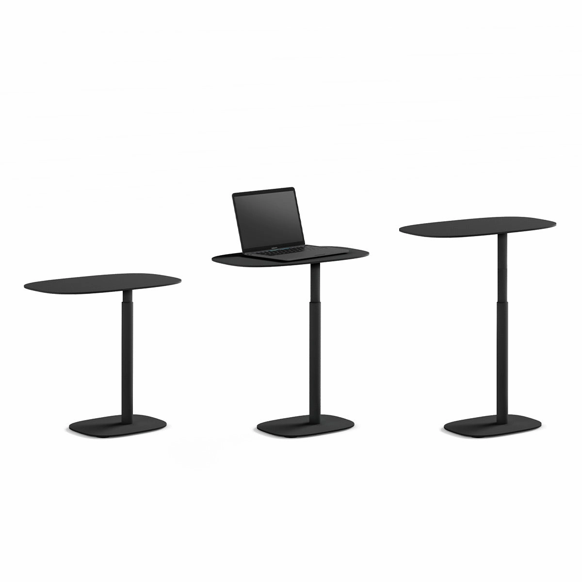 BDI Serif 1045 Lift Adjustable Height Laptop & Side Table (Pepper)