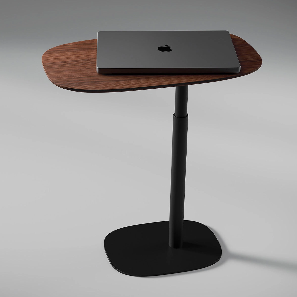 BDI Serif 1046 Solid Wood Lift Laptop Table (Chocolate Stained Walnut)
