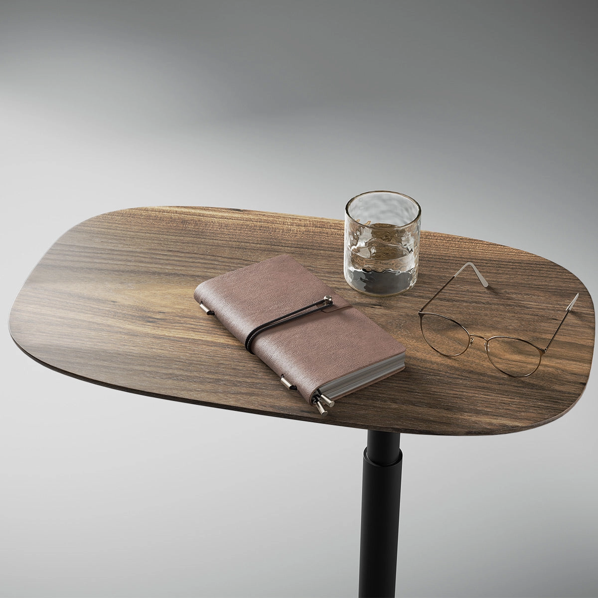 BDI Serif 1046 Solid Wood Lift Laptop Table (Natural Walnut)
