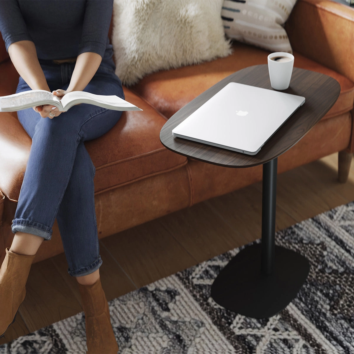 BDI Serif 1046 Solid Wood Lift Laptop Table (Toasted Oak)