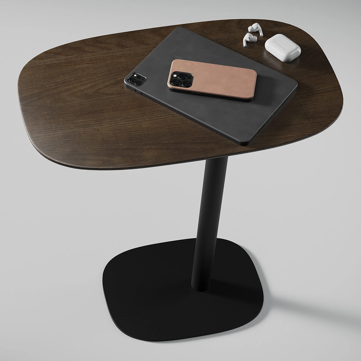 BDI Serif 1046 Solid Wood Lift Laptop Table (Toasted Oak)