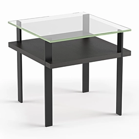 BDI Terrace 1156 End Table (Charcoal Stained Ash)
