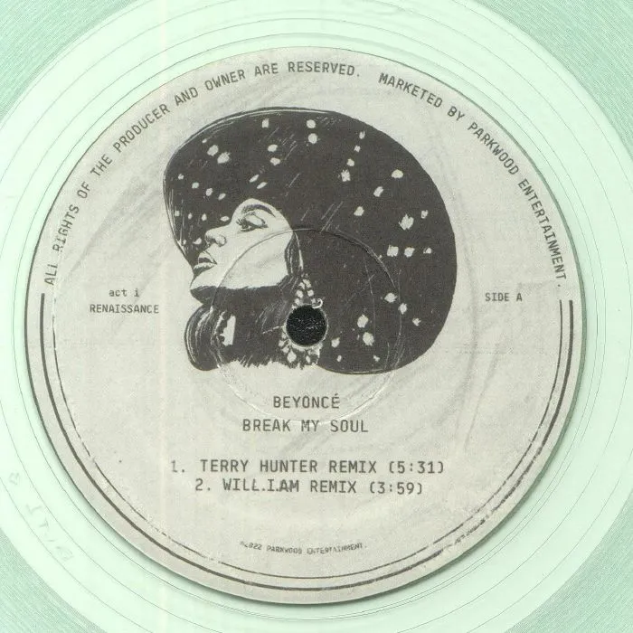 BEYONCE  Break My Soul (remixes) (Arrives in 21 days)