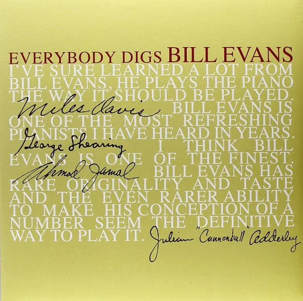 Bill Evans Trio* C Everybody Digs Bill Evans  (Arrives in 4 Days) hi-fi equalizer with spectrum,hi-fi music system with turntable,hi-fi dual speaker setup