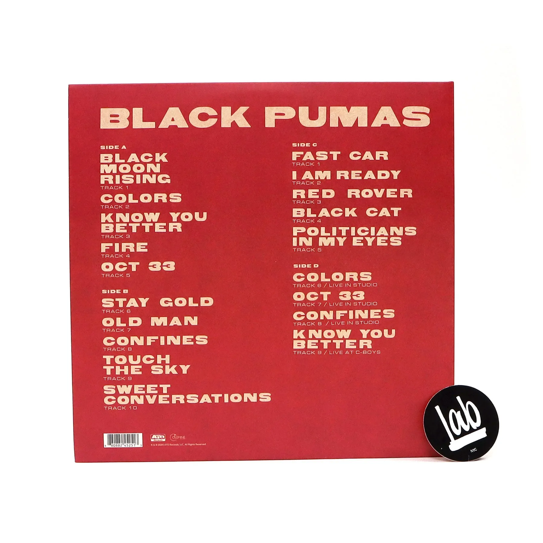Black Pumas: Black Pumas - Deluxe Edition (Colored Vinyl) Vinyl 2LP