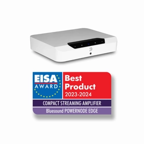 Bluesound Powernode Edge - Compact Wireless Multi-Room Music Streaming Amplifier (Each) hi-fi internet radio,hi-fi stereo bundle with cables,hi-fi amp and tuner