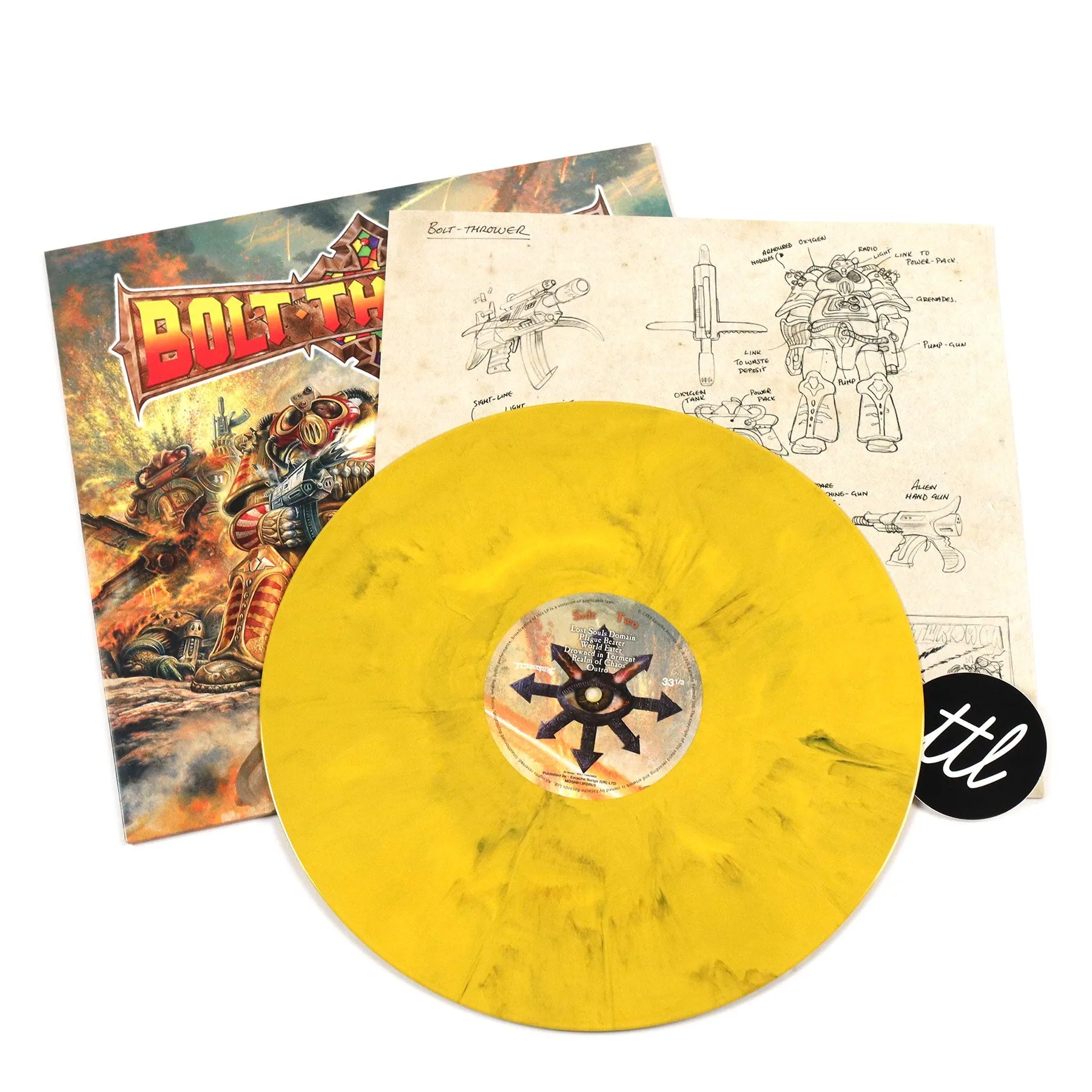 Bolt Thrower: Realm Of Chaos (Yellow Colored Vinyl) Vinyl LP