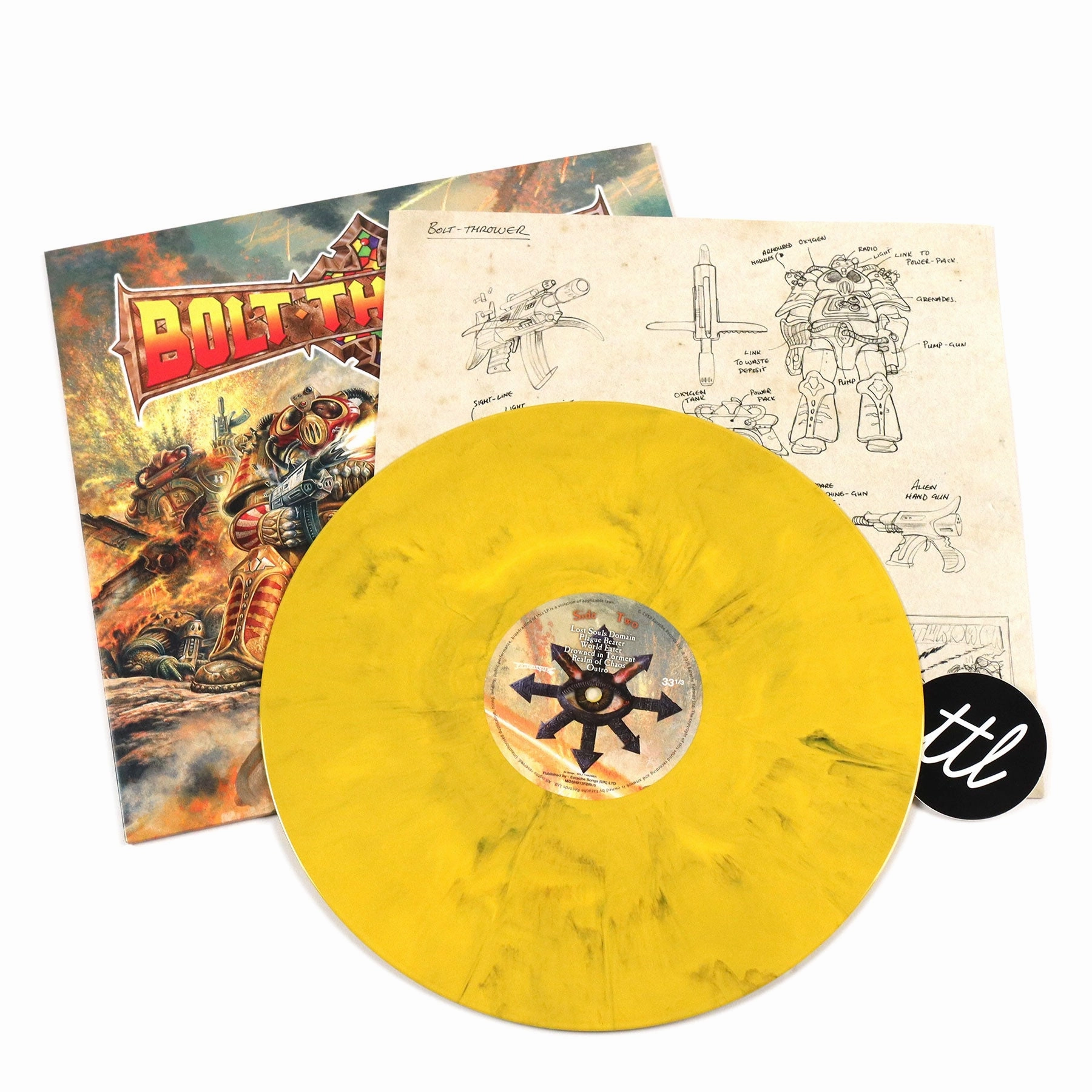 Bolt Thrower: Realm Of Chaos (Yellow Colored Vinyl) Vinyl LP