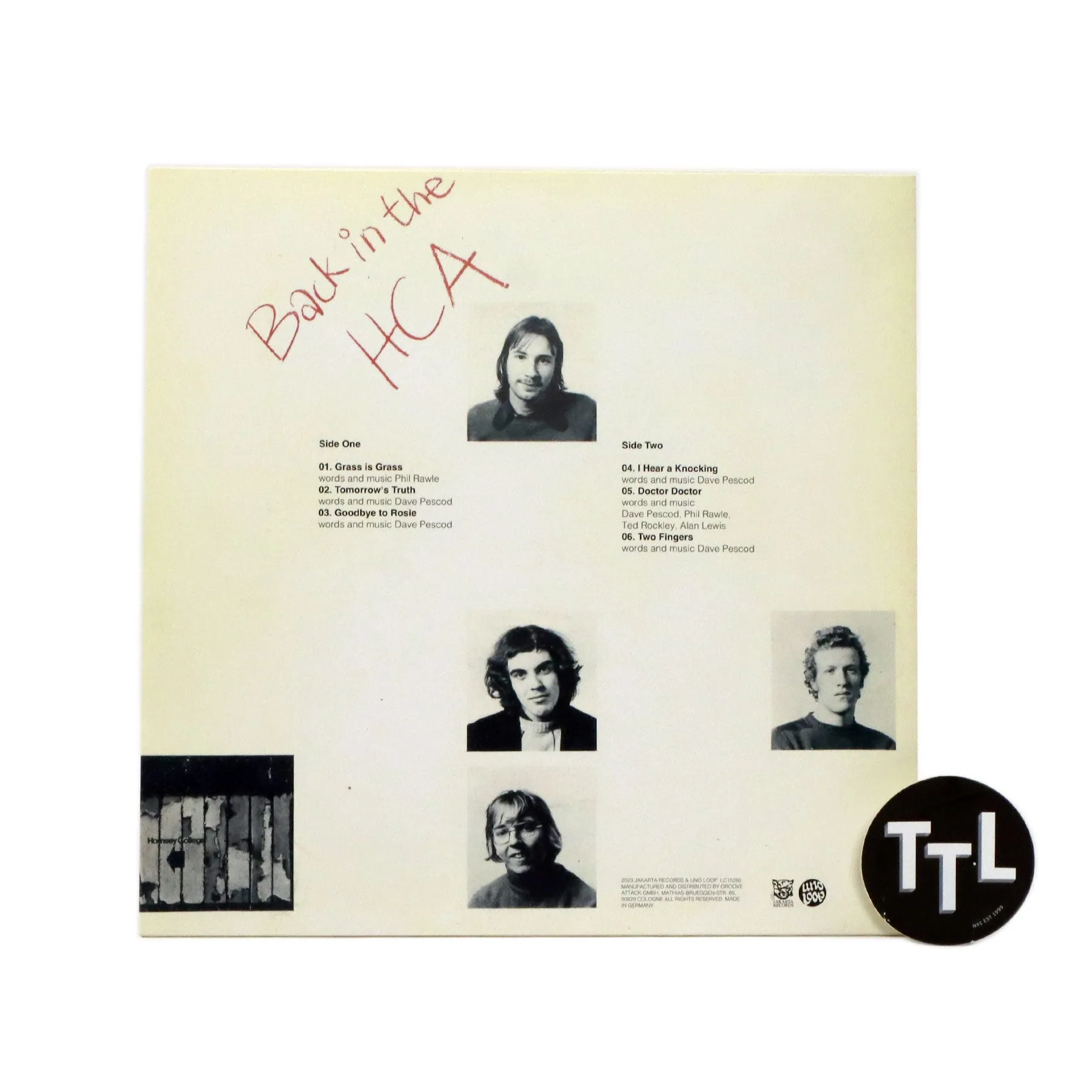 Bowes Road Band: Back In The HCA Vinyl LP