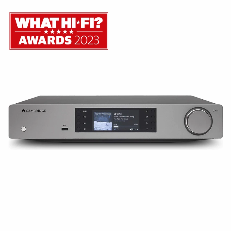 Cambridge Audio CXN (V2) - Wireless Network Music Player hi-fi internet radio,hi-fi stereo bundle with cables,hi-fi amp and tuner