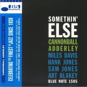 Cannonball ADDERLEY - Somethin' Else (Reissue) (Limited 180 Gram Blue) (Limited 180 Gram Blue) (Arrives in 21 Days) hi-fi desktop system,hi-fi modular audio system,hi-fi recording playback