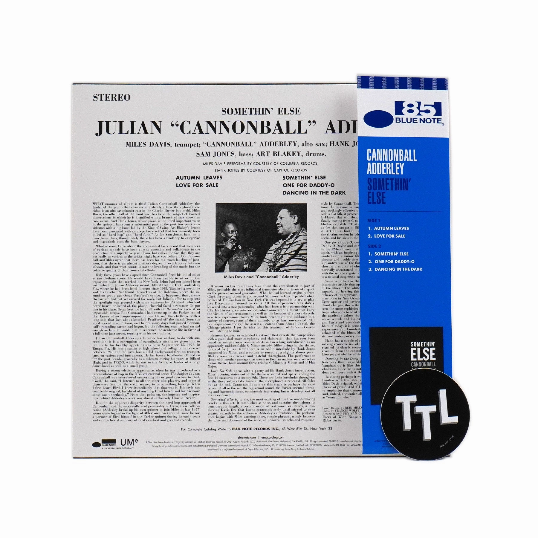 Cannonball Adderley: Somethin' Else (180g, Indie Exclusive Colored Vinyl) Vinyl LP