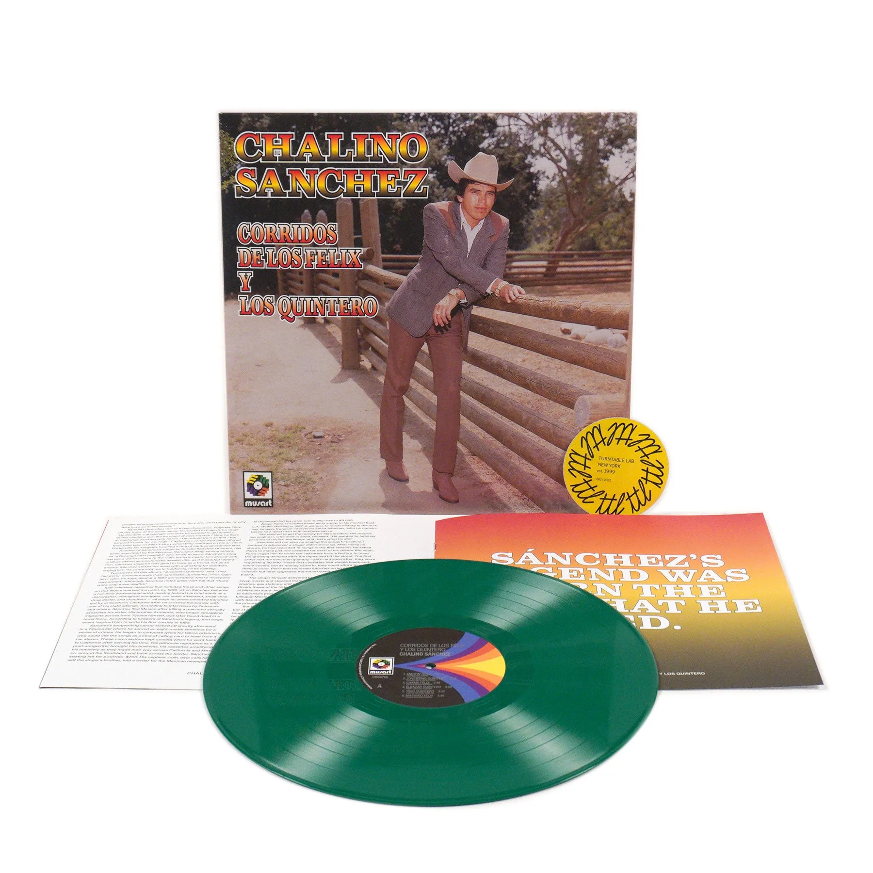 Chalino Sanchez: Corridos De Los Felix Y Los Quintero (Colored Vinyl) Vinyl LP