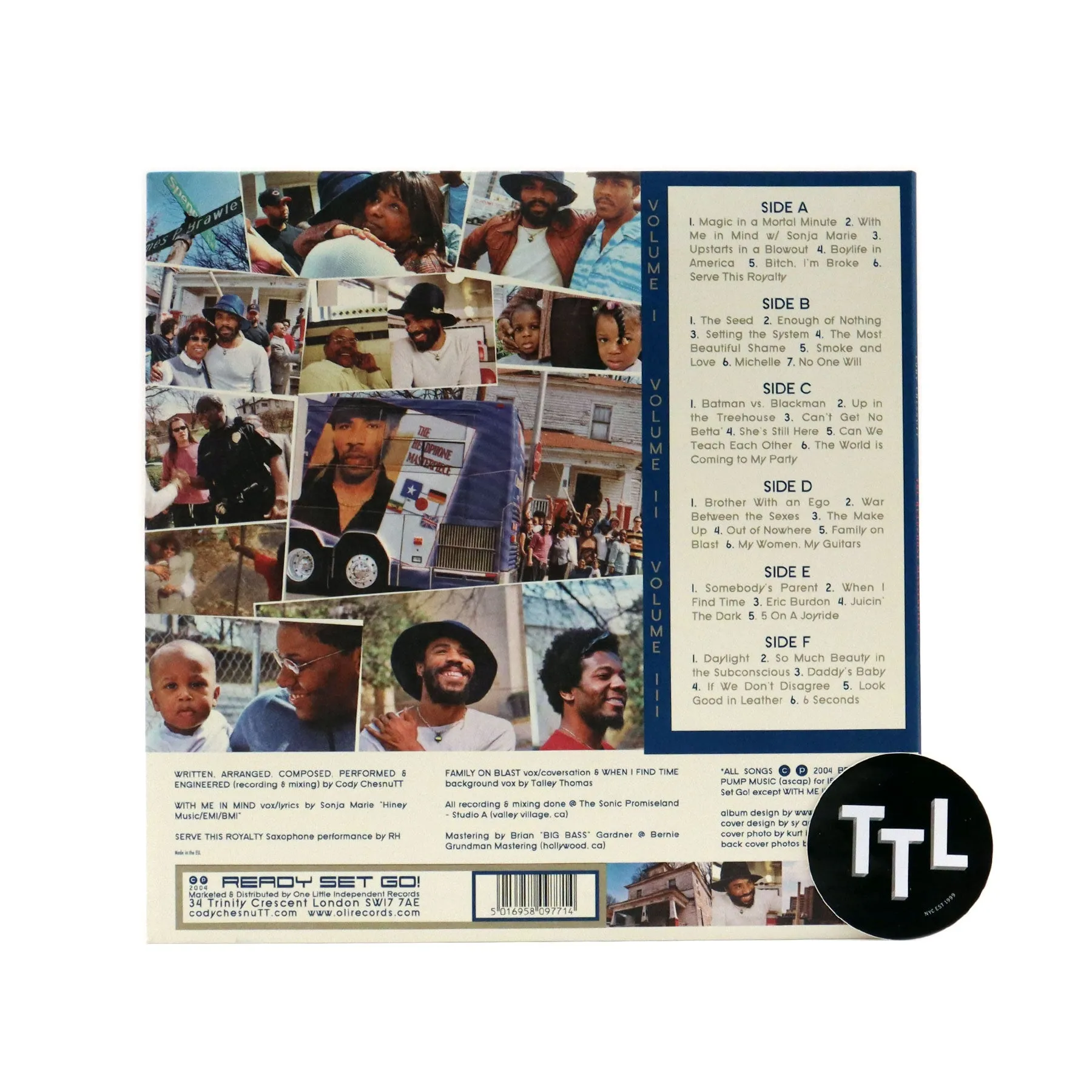 Cody ChesnuTT: The Headphone Masterpiece Vinyl 2LP