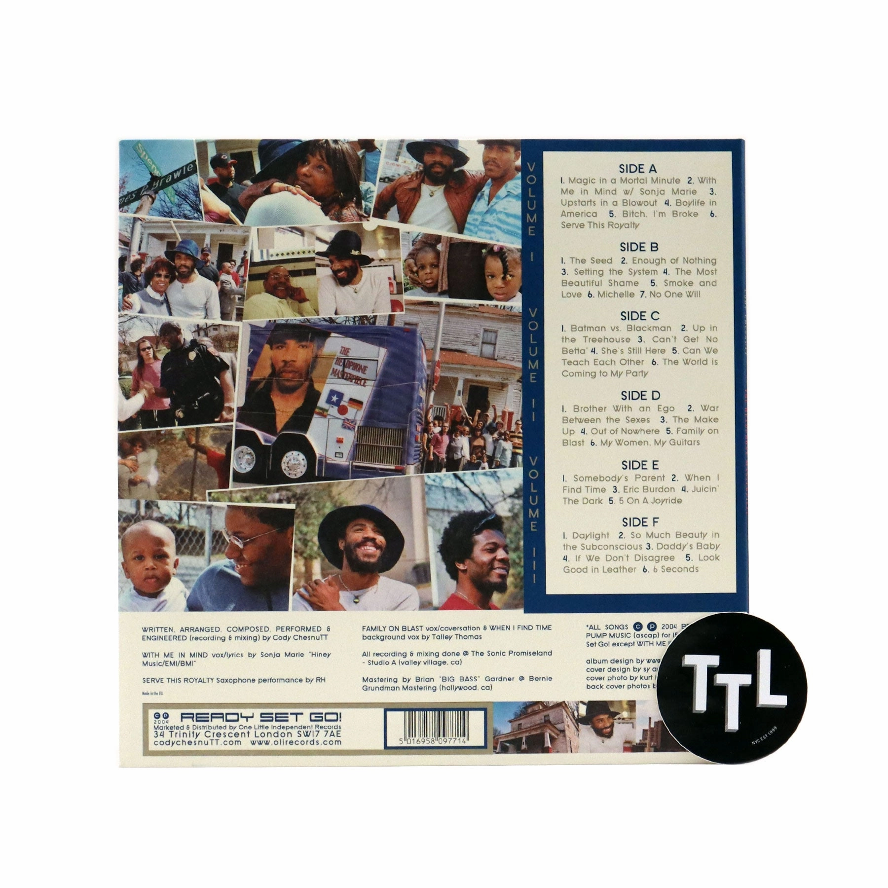 Cody ChesnuTT: The Headphone Masterpiece Vinyl 2LP