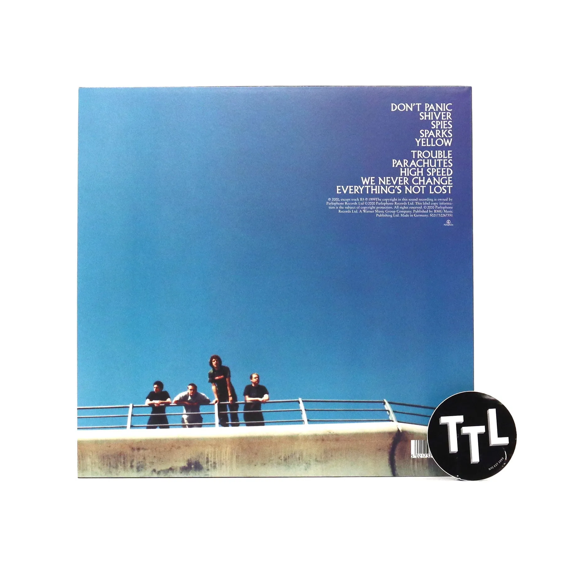 Coldplay: Parachutes (EcoRecord Pressing) Vinyl LP