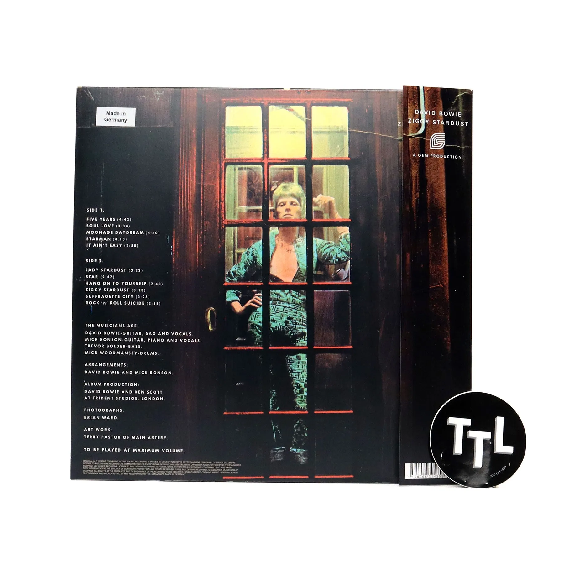 David Bowie: The Rise And Fall Of Ziggy Stardust And The Spiders From Mars (180g, Half-Speed Master) Vinyl LP