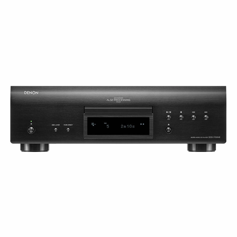 Denon DCD-1700NE CD/SACD Player w/ AL32 Processing Plus (Each) hi-fi internet radio,hi-fi stereo bundle with cables,hi-fi amp and tuner