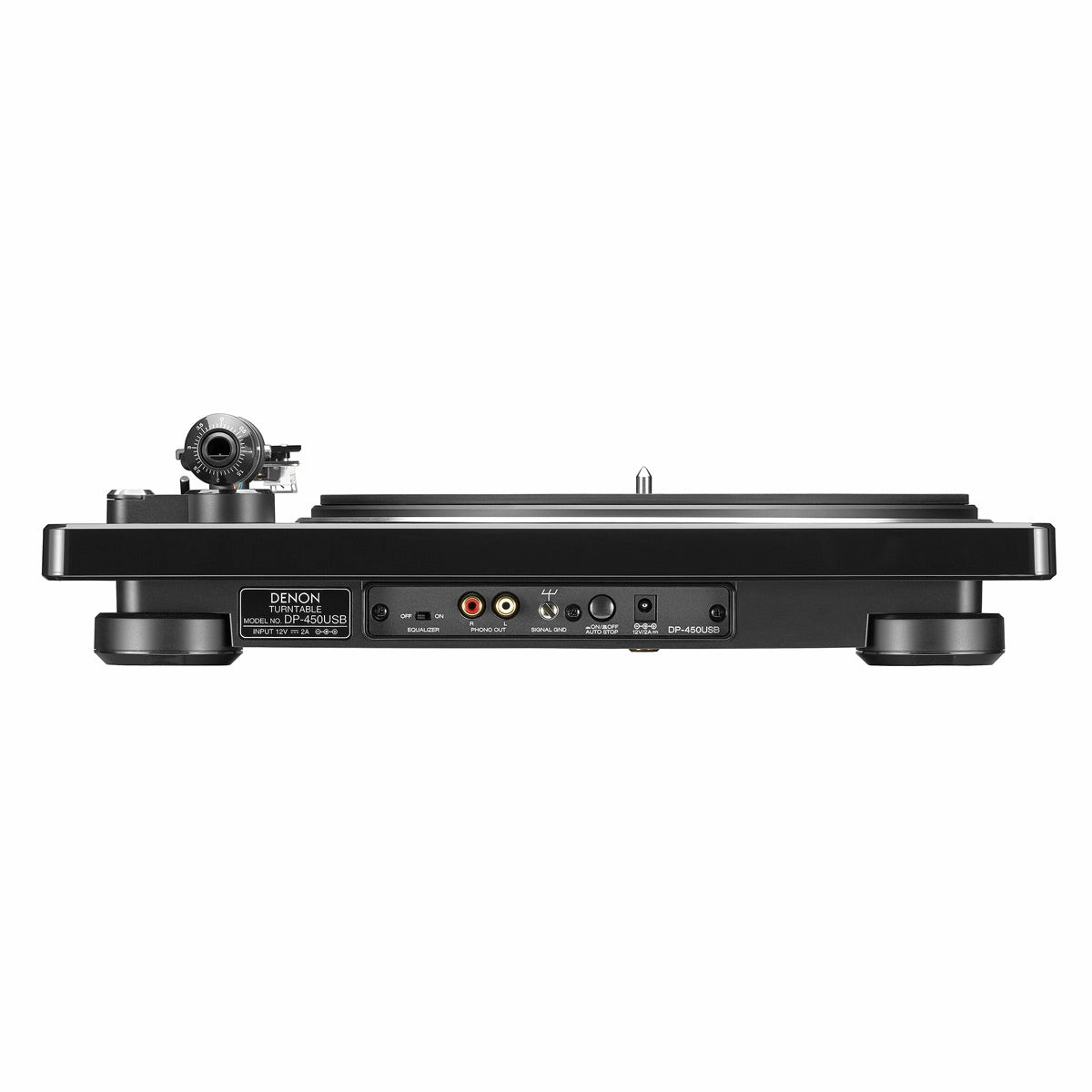 Denon DP-450USB Hi-Fi Turntable with Speed Sensor and USB Encoder (Black)