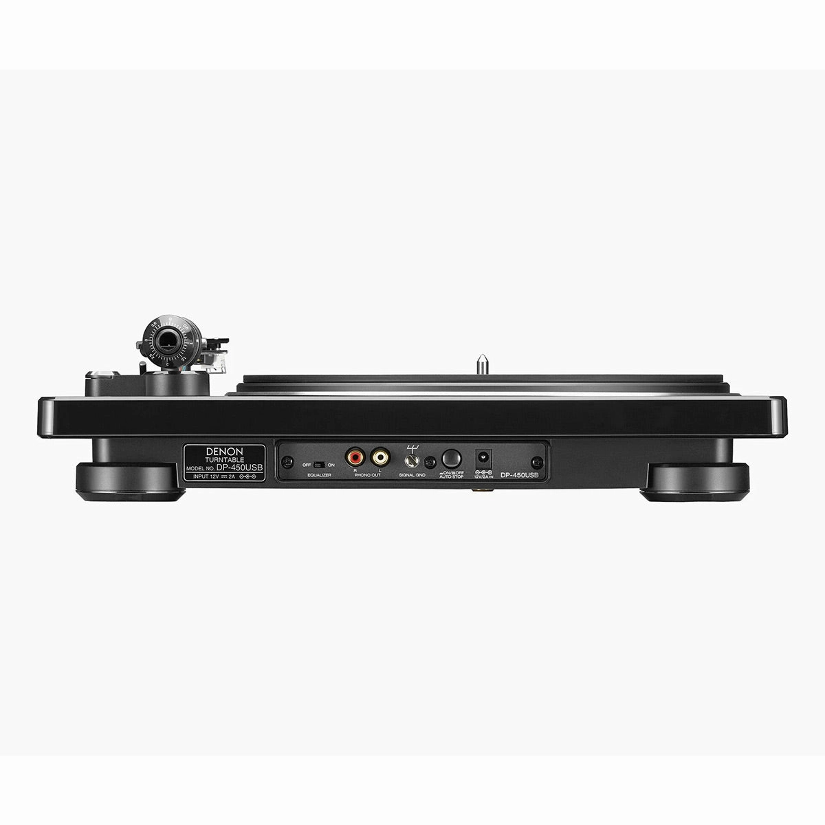 Denon DP-450USB Hi-Fi Turntable with Speed Sensor and USB Encoder (Black)