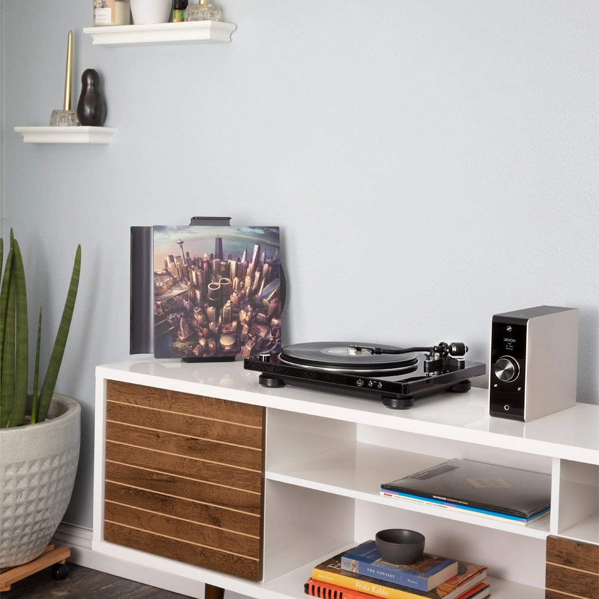 Denon DP-450USB Hi-Fi Turntable with Speed Sensor and USB Encoder (Black)