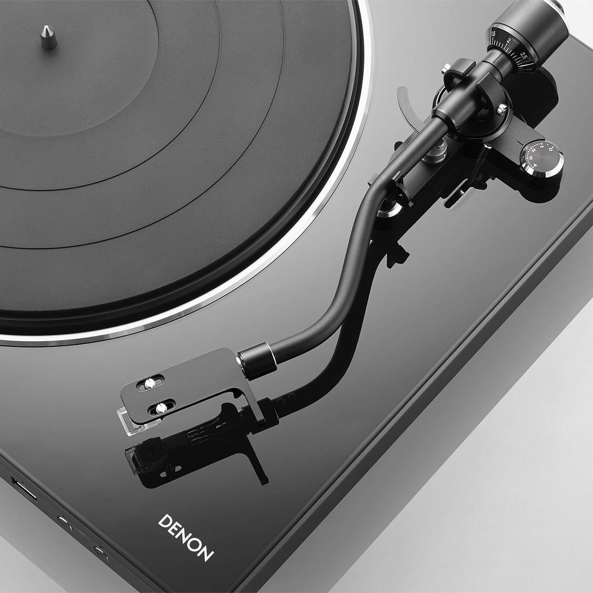 Denon DP-450USB Hi-Fi Turntable with Speed Sensor and USB Encoder (Black)