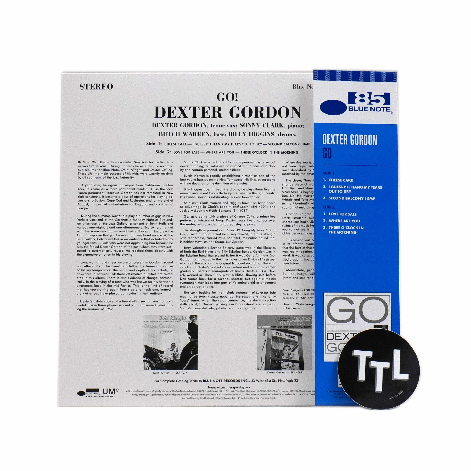 Dexter Gordon: Go! (180g, Indie Exclusive Colored Vinyl) Vinyl LP