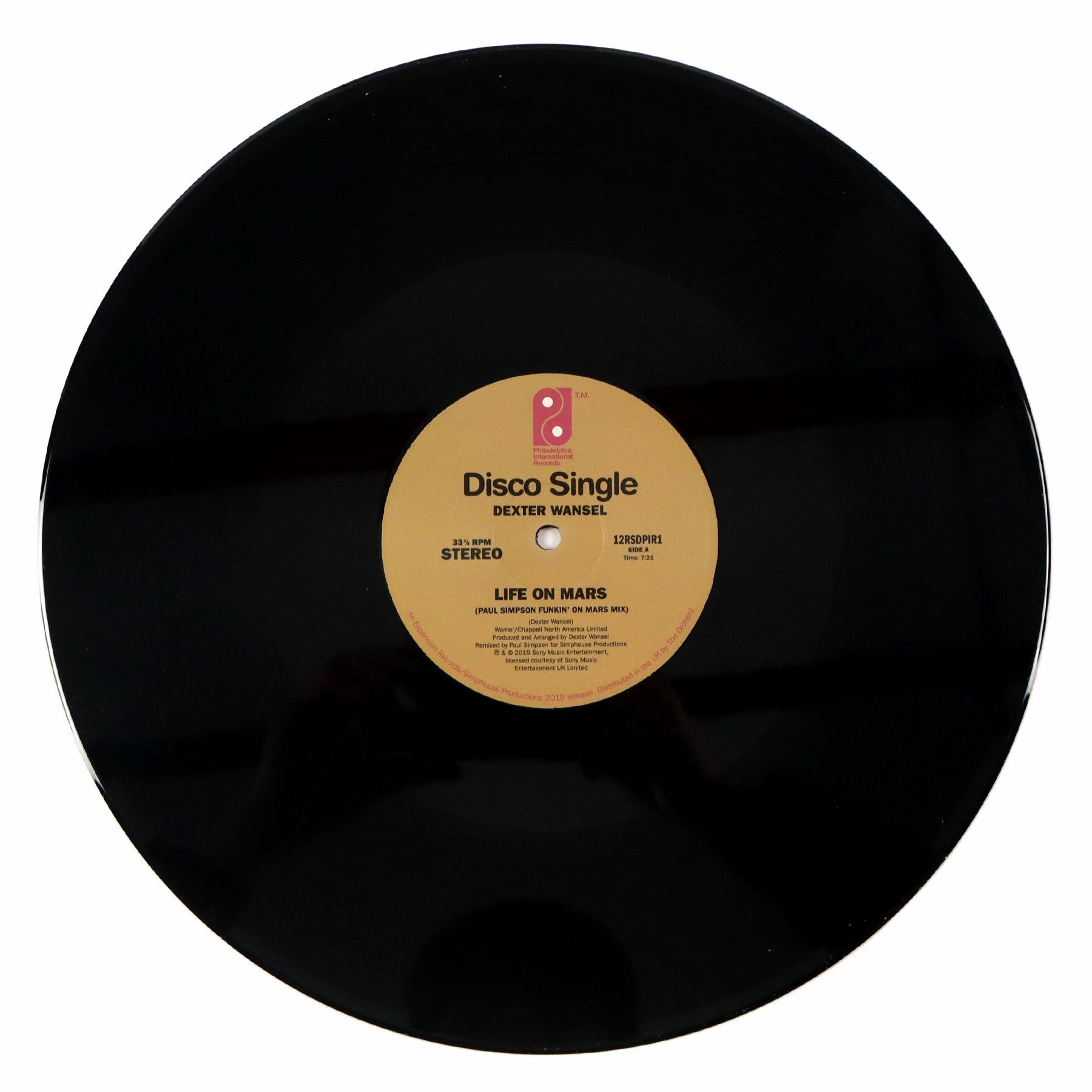 Dexter Wansel: Life On Mars / Theme From The Planets (Paul Simpson Remixes) Vinyl 12"