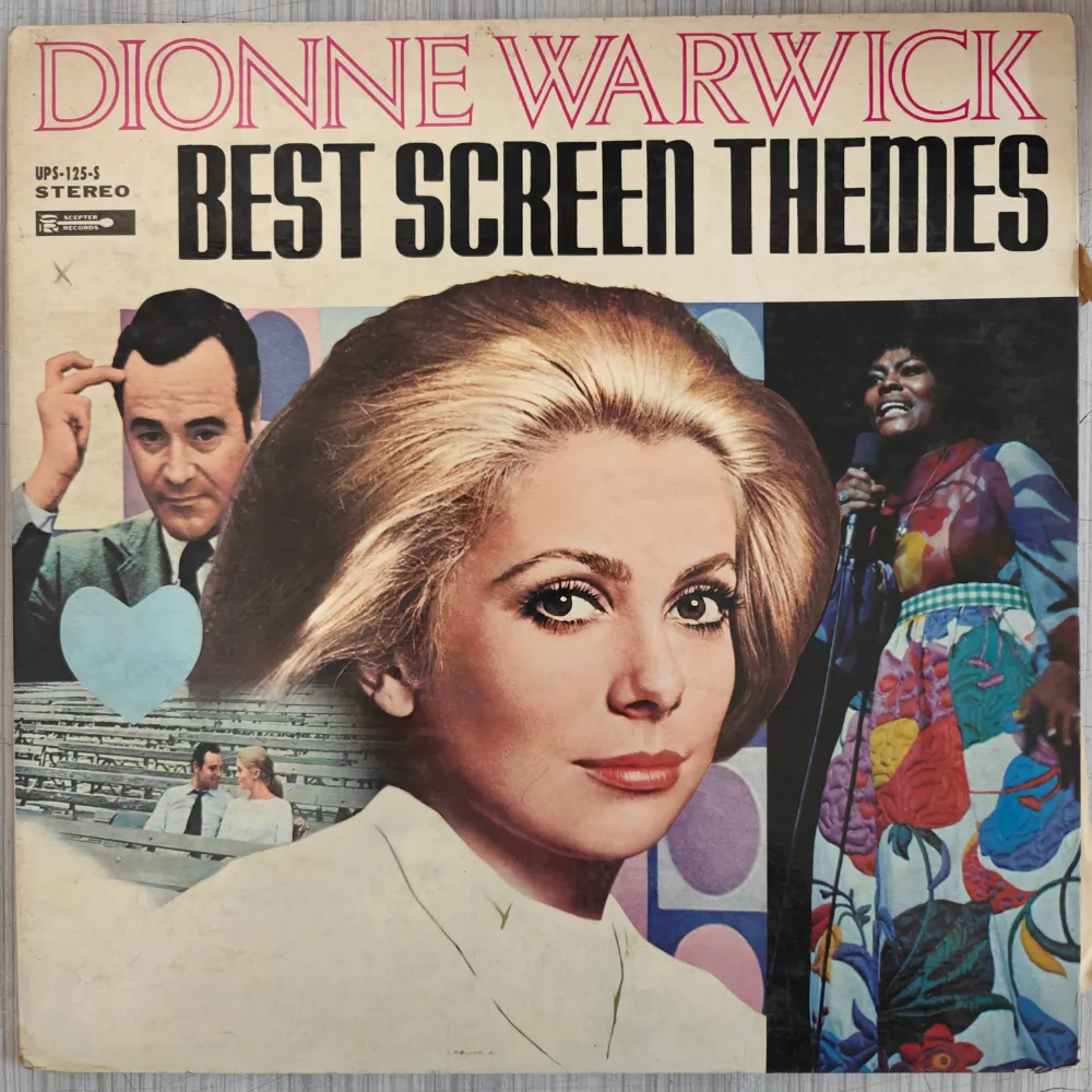 Dionne Warwick  Best Screen Themes (Used Vinyl - VG) PJ Marketplace