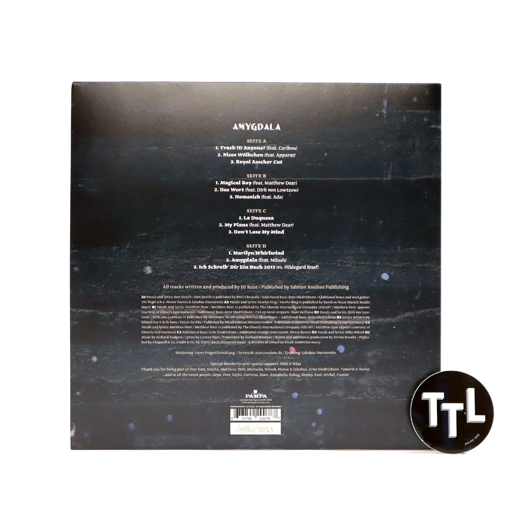 DJ Koze: Amygdala (Colored Vinyl) Vinyl 2LP 7"