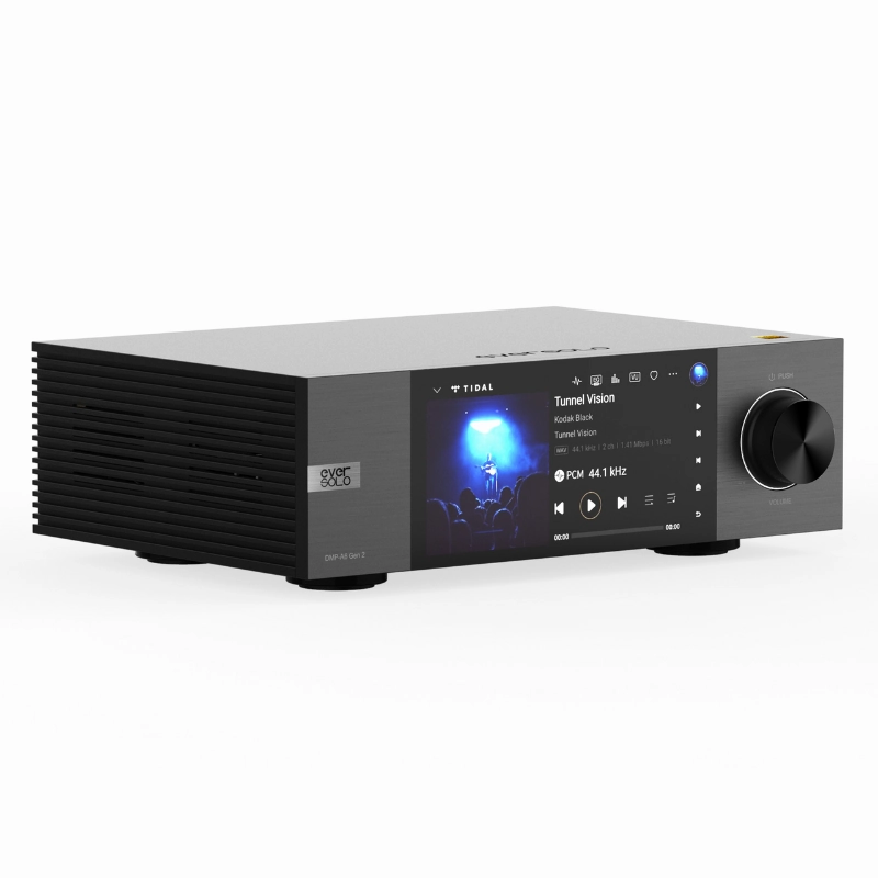 DMP-A6 Gen 2 High-Fidelity Music Streamer with DAC (Each) hi-fi internet radio,hi-fi stereo bundle with cables,hi-fi amp and tuner
