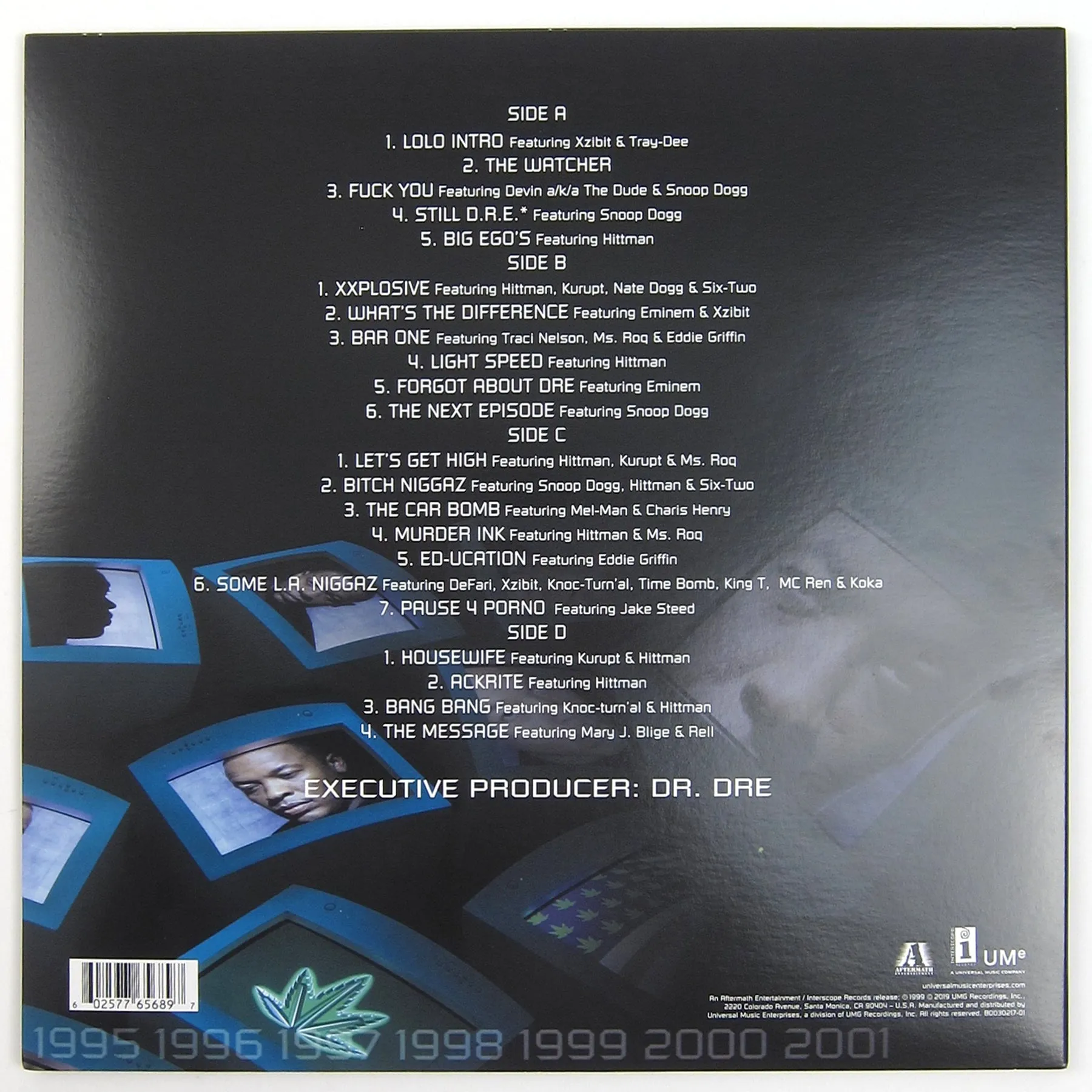 Dr. Dre: 2001 Vinyl 2LP