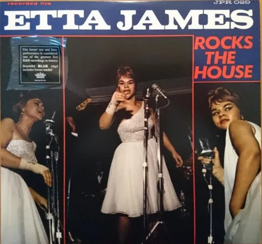 ETTA JAMES-ETTA JAMES ROCKS THE HOUSE - COLOURED LP  (Arrives in 4 Days)