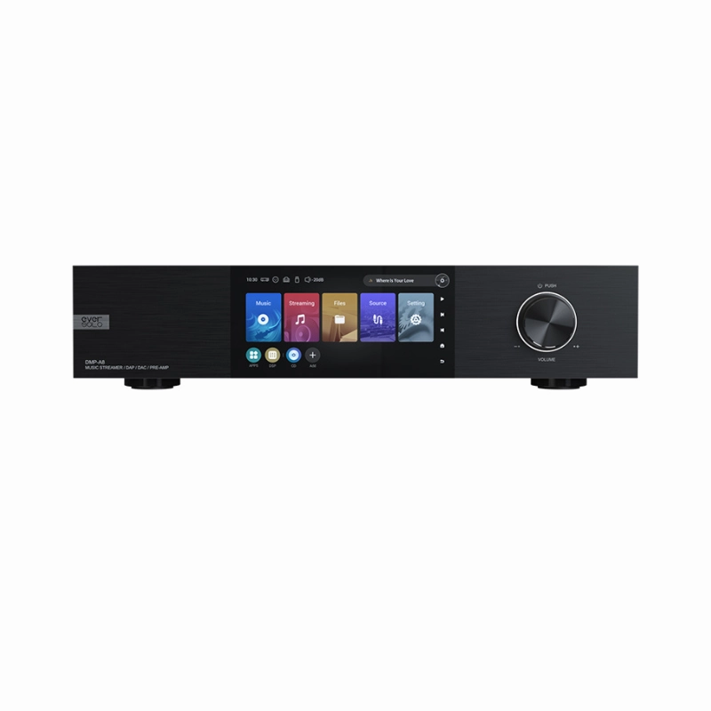 EverSolo DMP-A8 Streamer and Pre-Amp (Each) hi-fi internet radio,hi-fi stereo bundle with cables,hi-fi amp and tuner