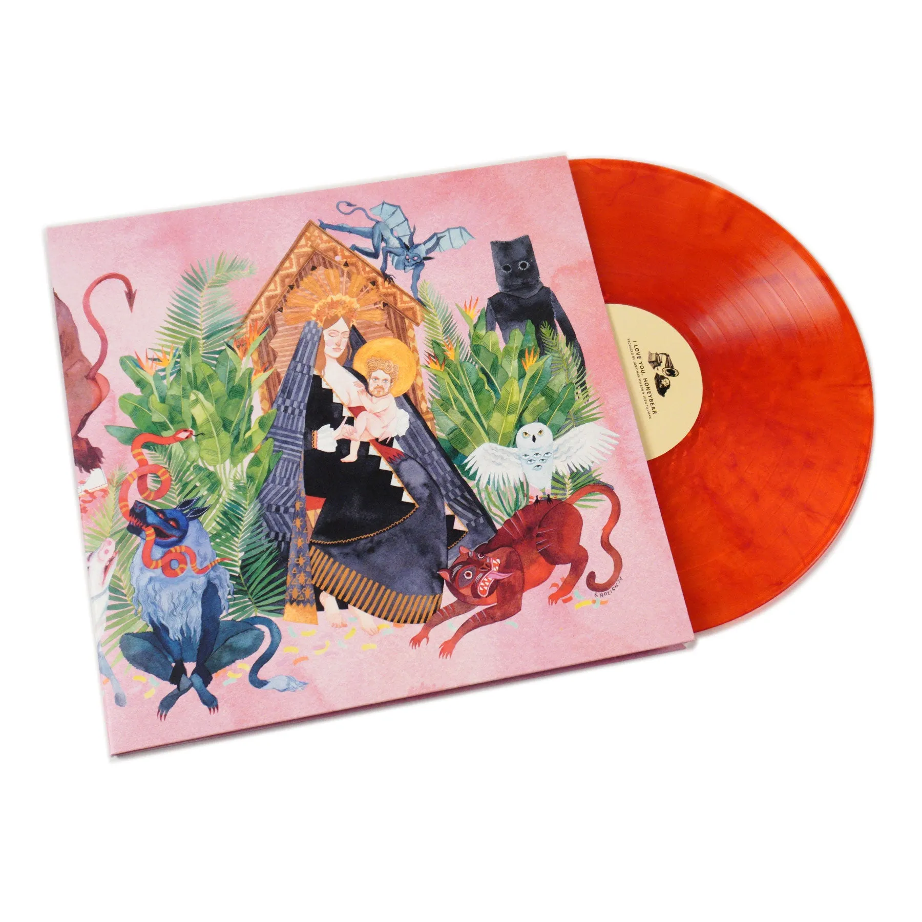 Father John Misty: I Love You, Honeybear (Loser Edition Red Vinyl) Vinyl LP hi-fi studio monitoring,hi-fi nearfield speakers,hi-fi farfield speakers