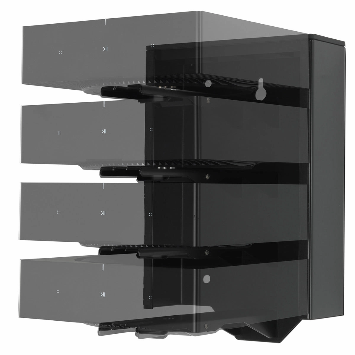 Flexson Dock for 4 Sonos AMPs (Black)