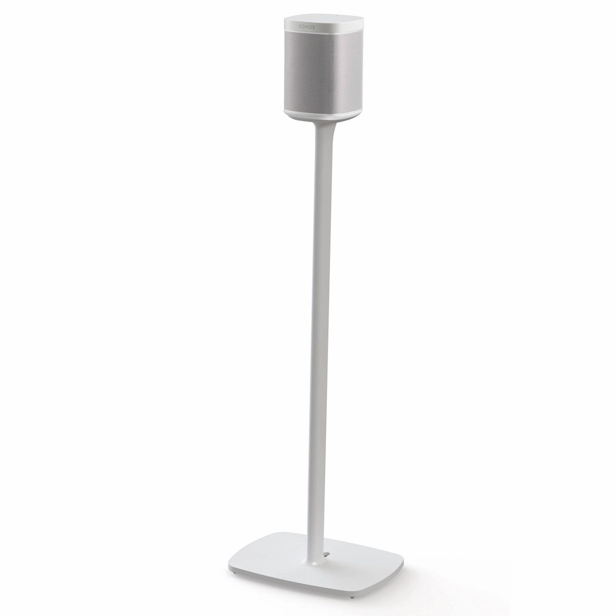 Flexson Fixed-Height Floor Stand for Sonos One - Each (White)