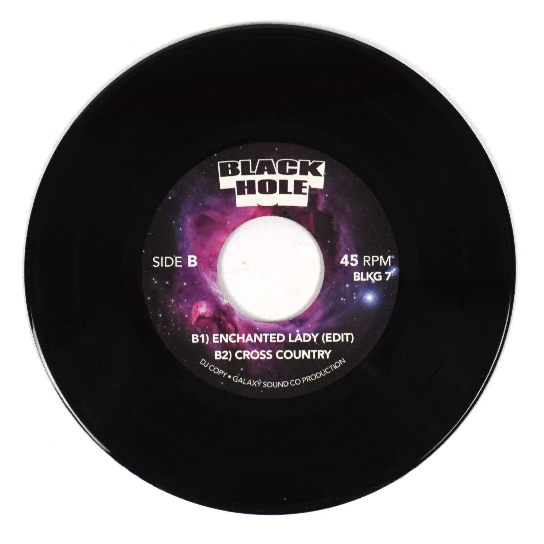 Galaxy Sound Co.: Black Hole 7 (Joe Pass, Milt Jackson, Archie Whitewater) Vinyl 7"