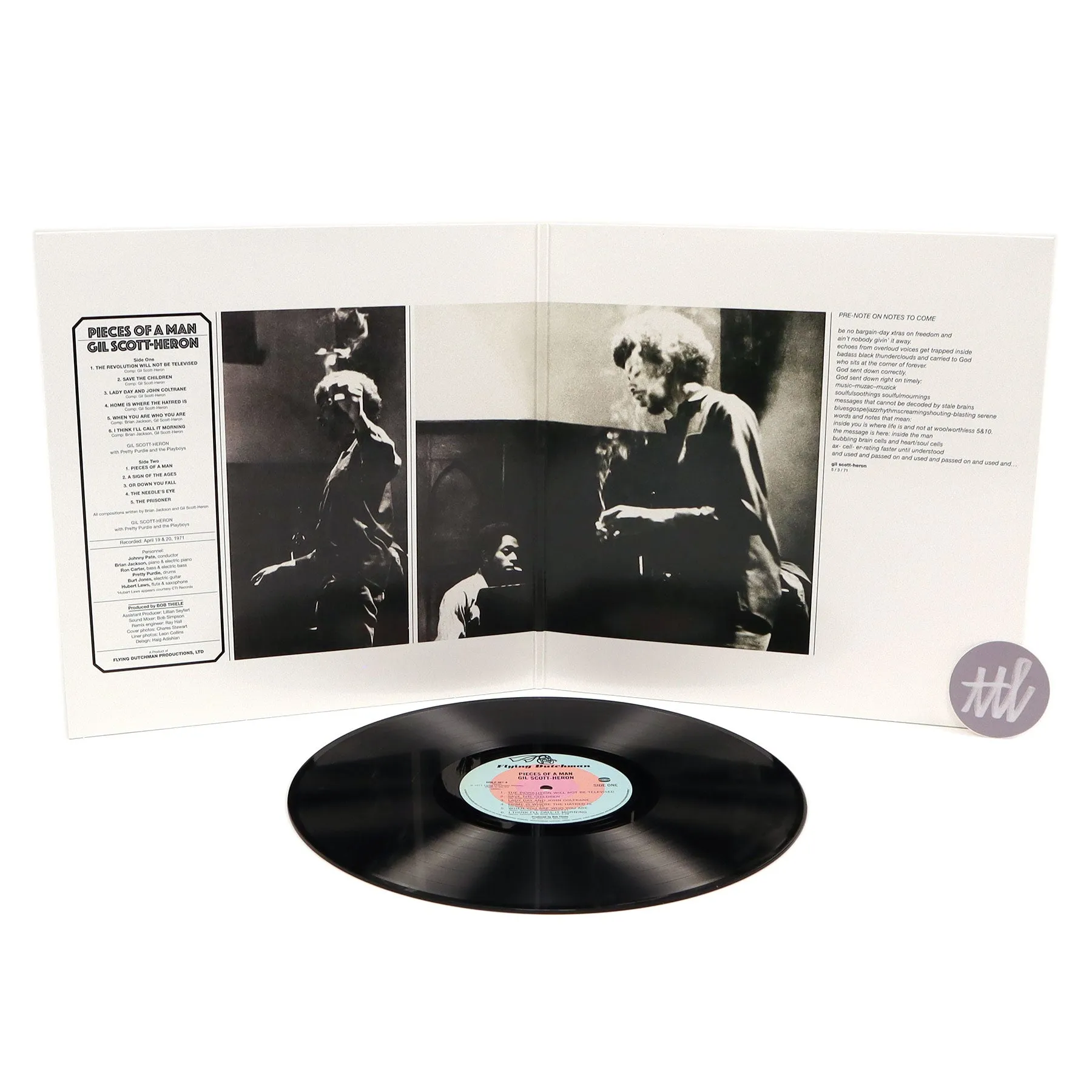 Gil Scott-Heron: Pieces Of A Man (180g, UK Import) Vinyl LP