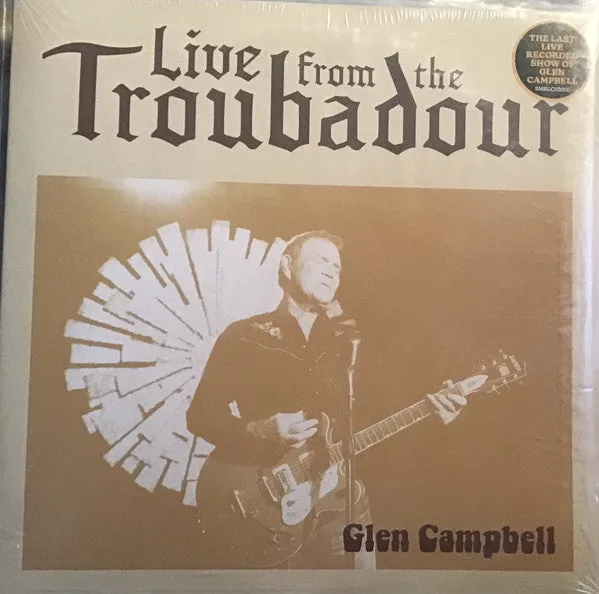 Glen Campbell C Live From The Troubadour  (Arrives in 4 Days) hi-fi aptX HD bluetooth,hi-fi WiFi speakers,hi-fi stereo output