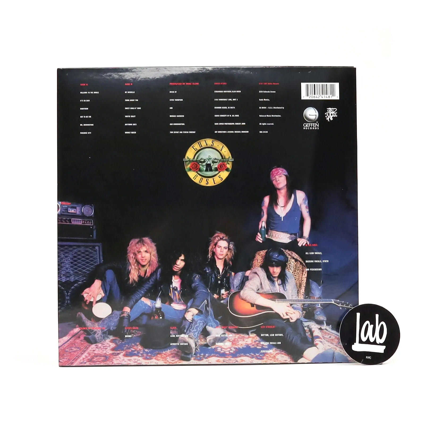 Guns N' Roses: Appetite For Destruction (180g) Vinyl LP