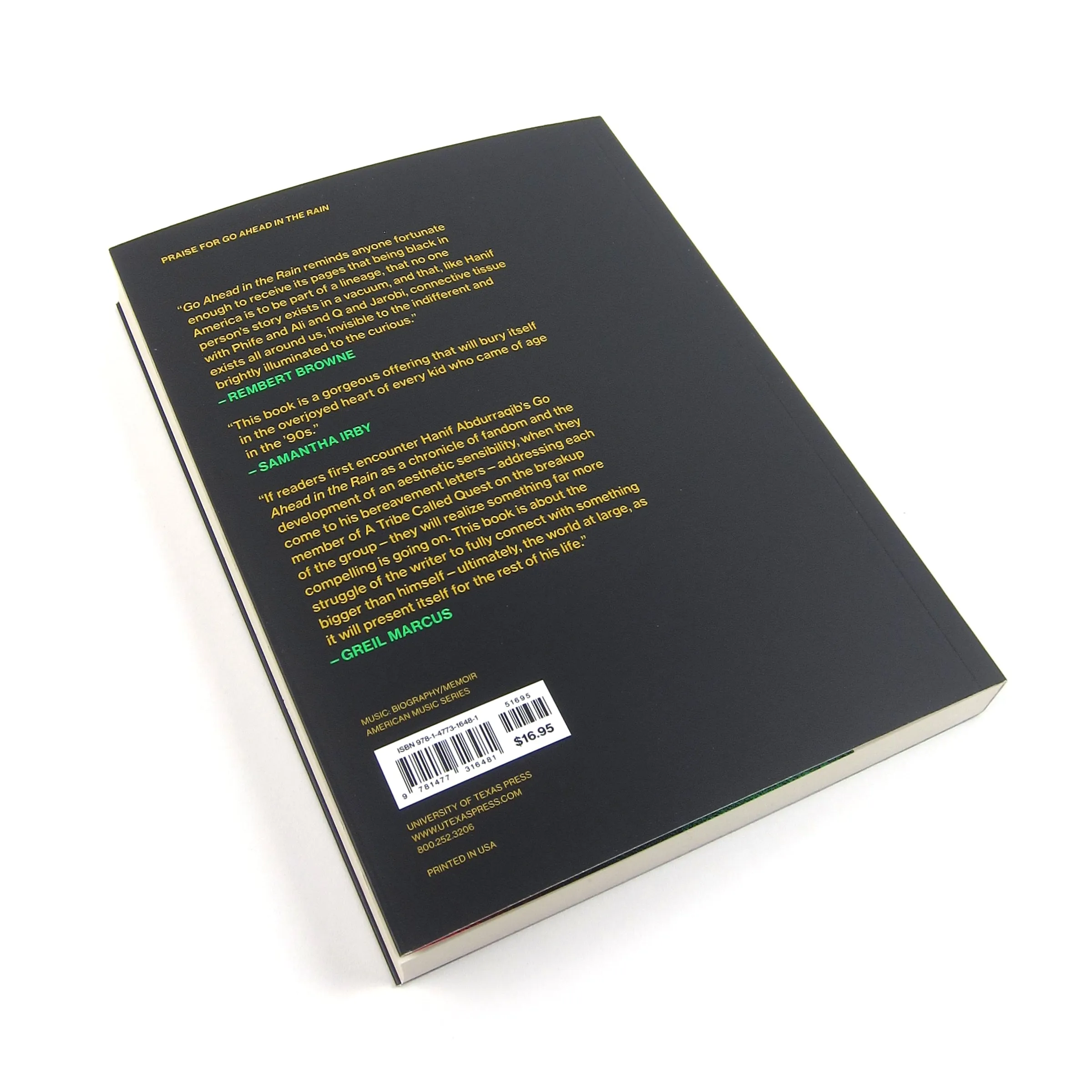 Hanif Abdurraqib: Go Ahead in the Rain - Notes to A Tribe Called Quest Book
