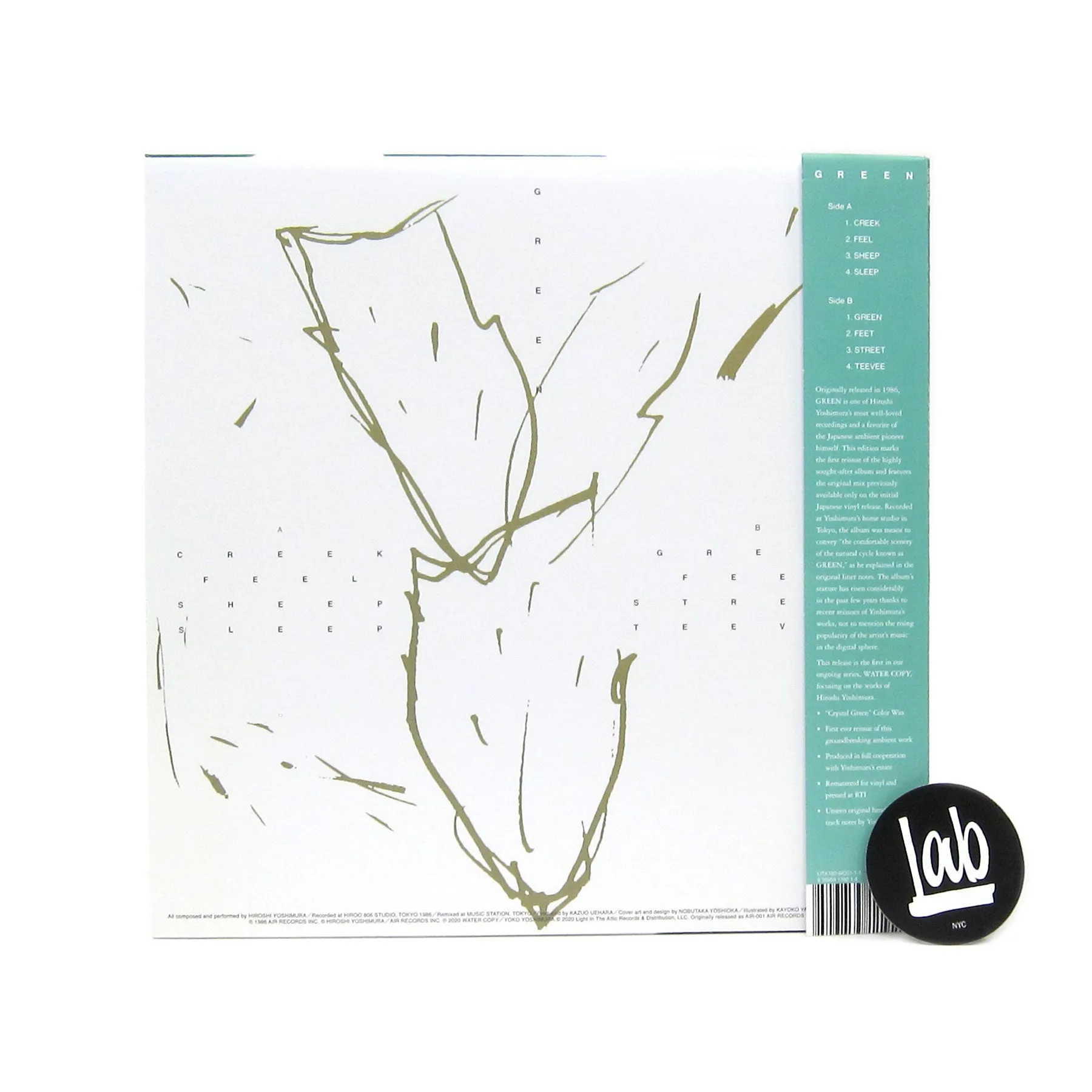 Hiroshi Yoshimura: Green (Green Colored Vinyl) Vinyl LP - PRE-ORDER