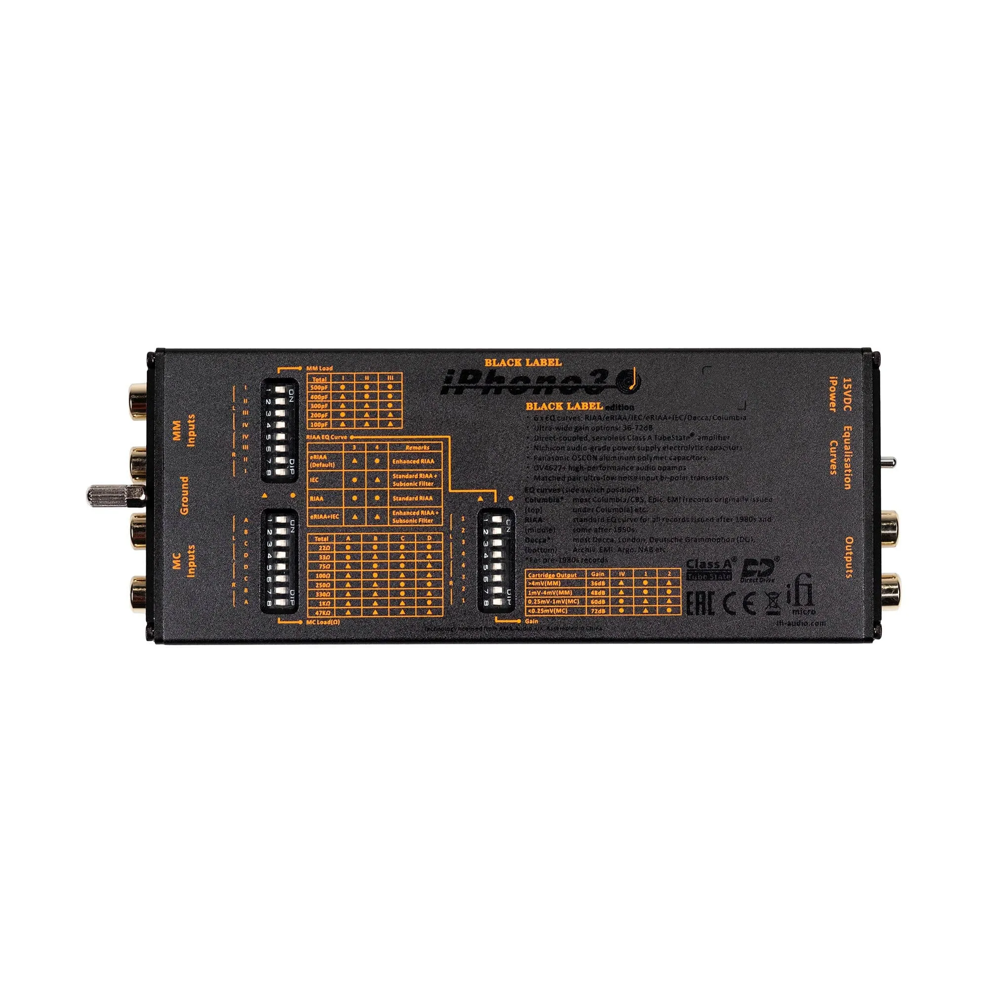 iFi audio micro iPhono3 Black Label Phono Pre-Amplifier